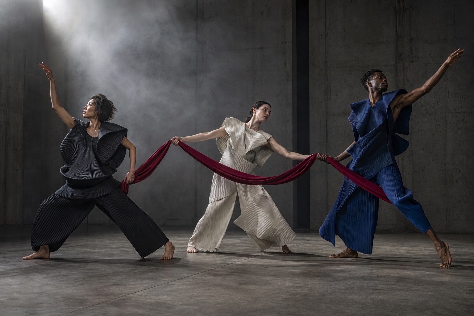AI-generated Movelume studio study: Velvet Relay Dancers