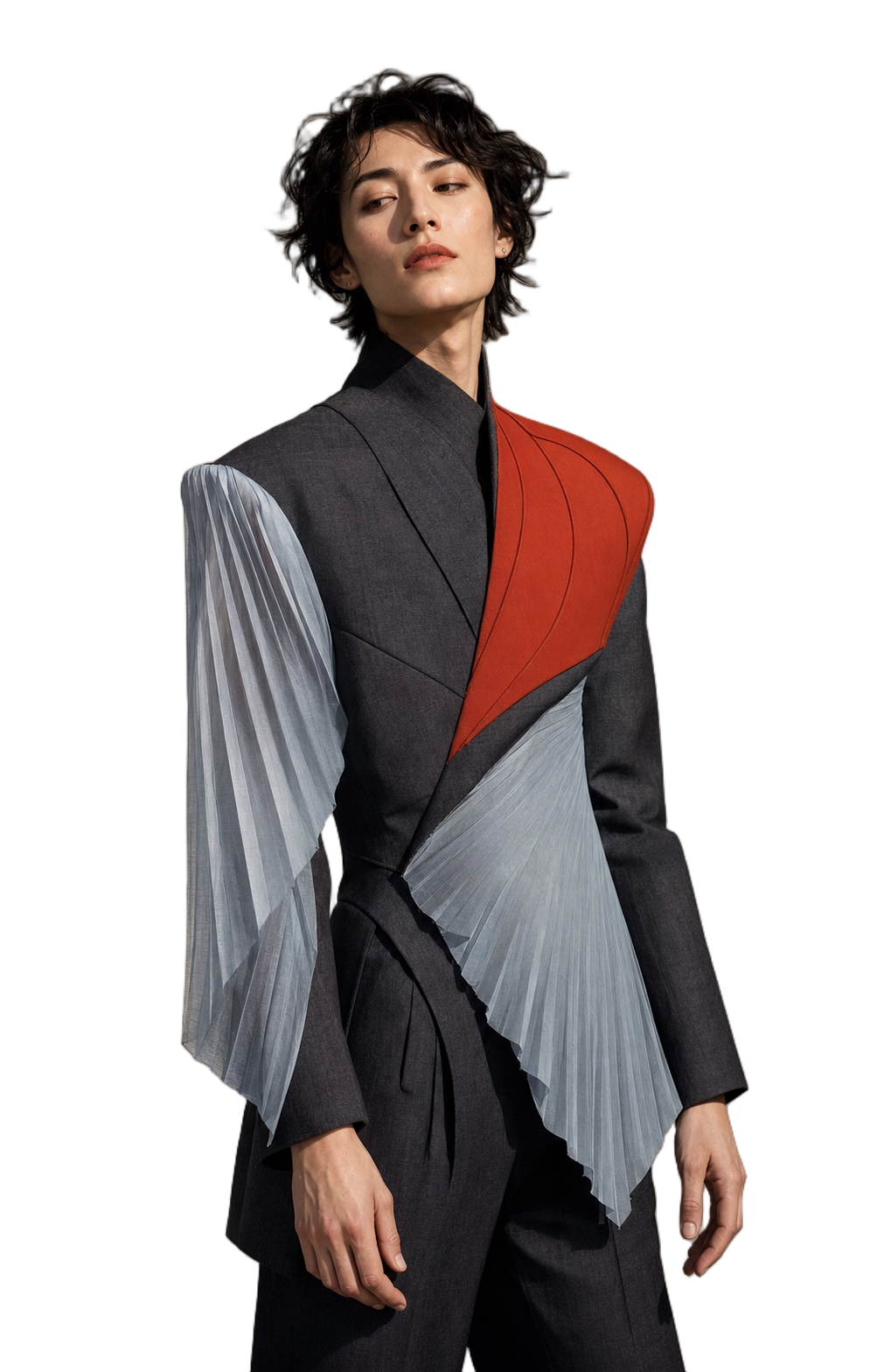Fashion portrait, Background removed